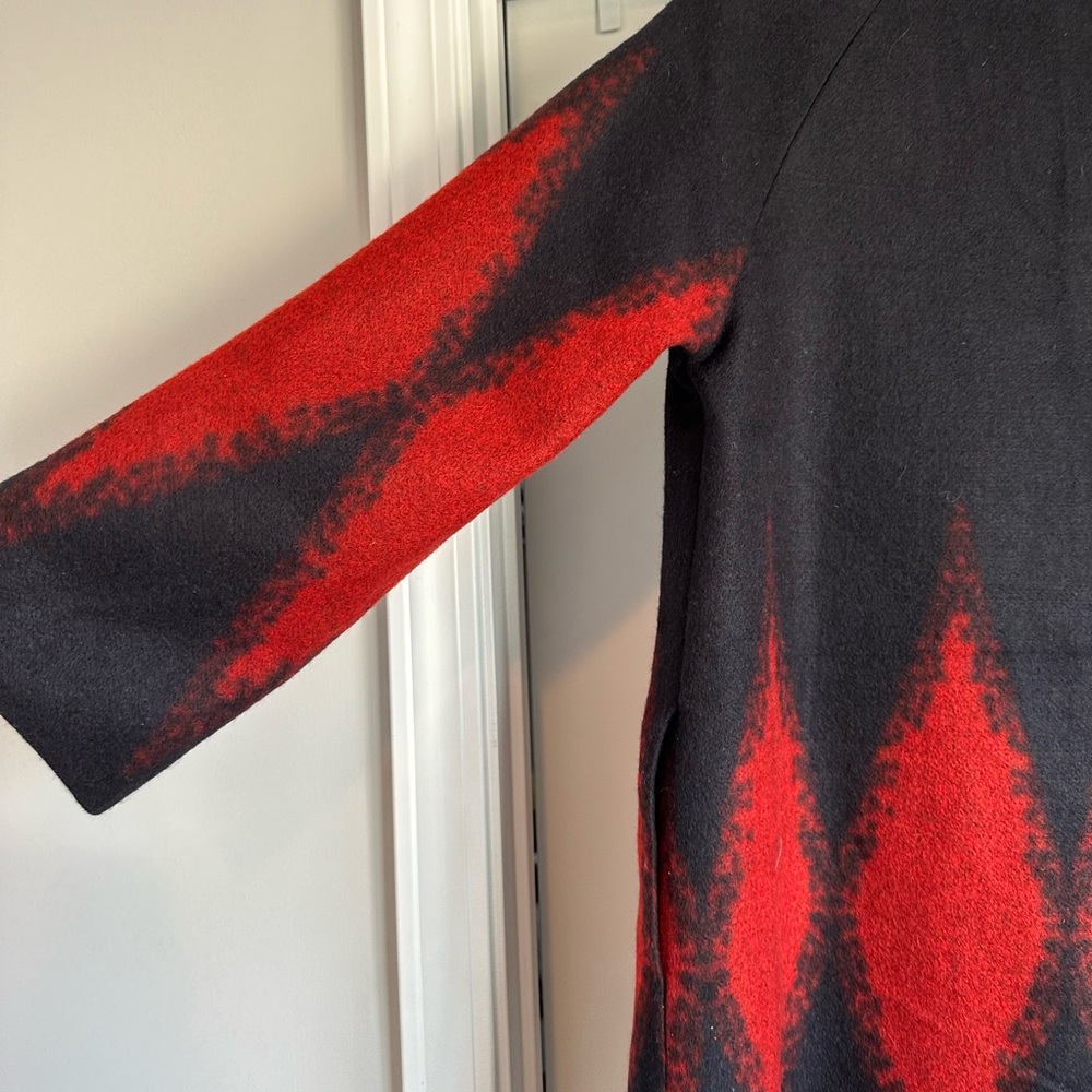 Anthropologie‎ Luii Women’s Small Black and Red Jacket - Picture 5 of 7